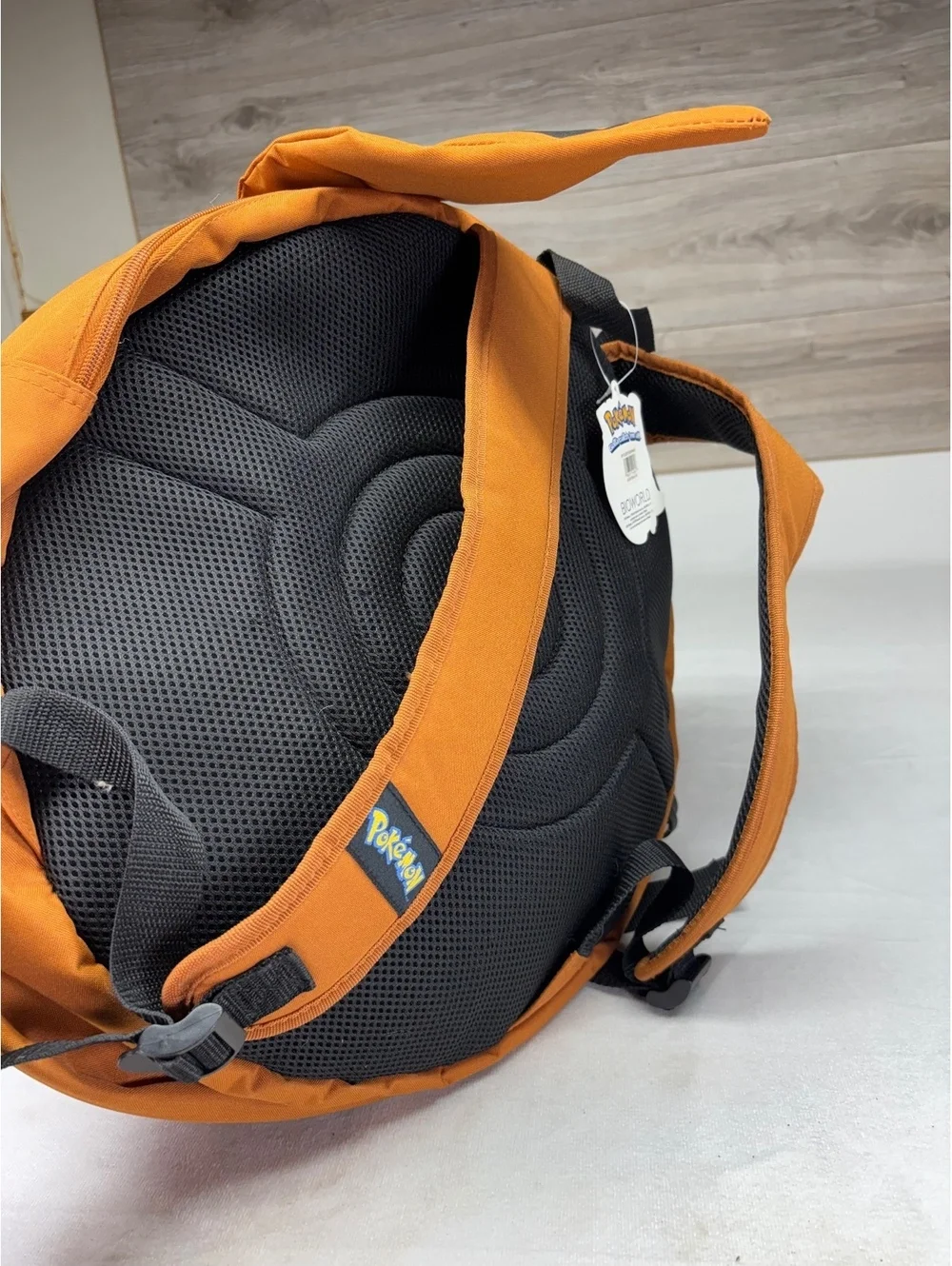 Bioworld Pokemon Eevee 3D Backpack Padded Straps New with Tags Pokeball Zipper